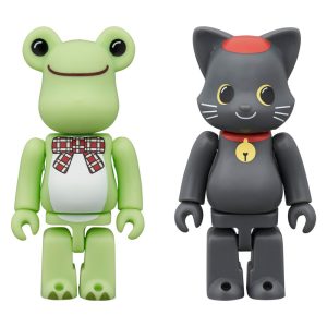 BE@RBRICK Pickles frog and Pierre cat set