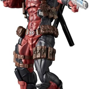 Deadpool Revoltech figure in red and black suit