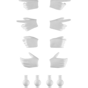 Little Armory Gun handle white Megami Device