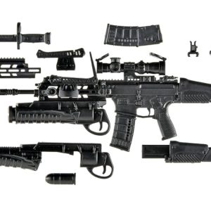 Little Armory Type 20 rifle and grenade launcher plastic model