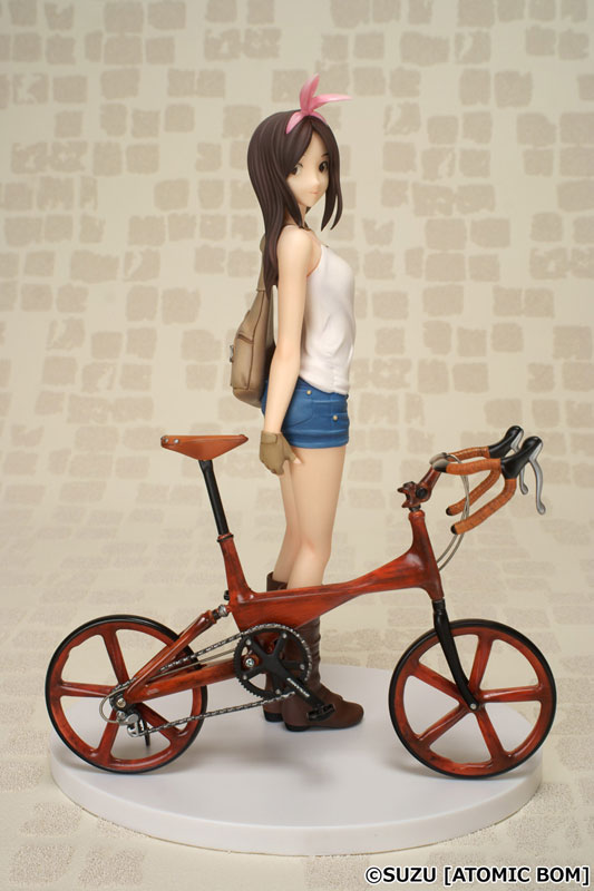 Atomic Bom Cycle bicycle and girl figure