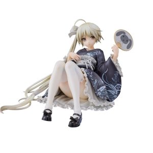 Yu Kasugano in yukata full figure