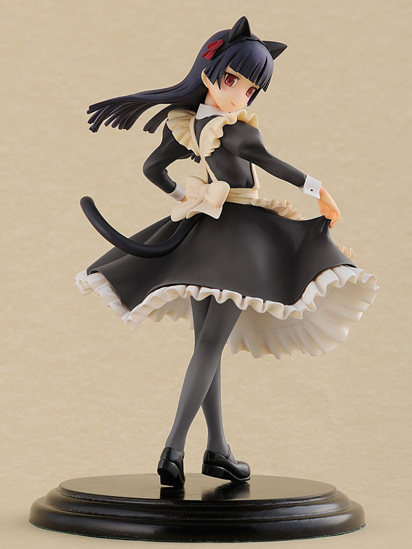 Cute little sister black cat maid ver