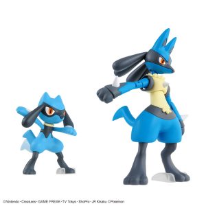 Pokemon Riolu Lucario Select Series Plastic Model