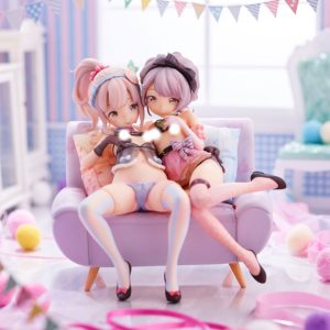 Rina & Saya 1/6 figure set, used condition