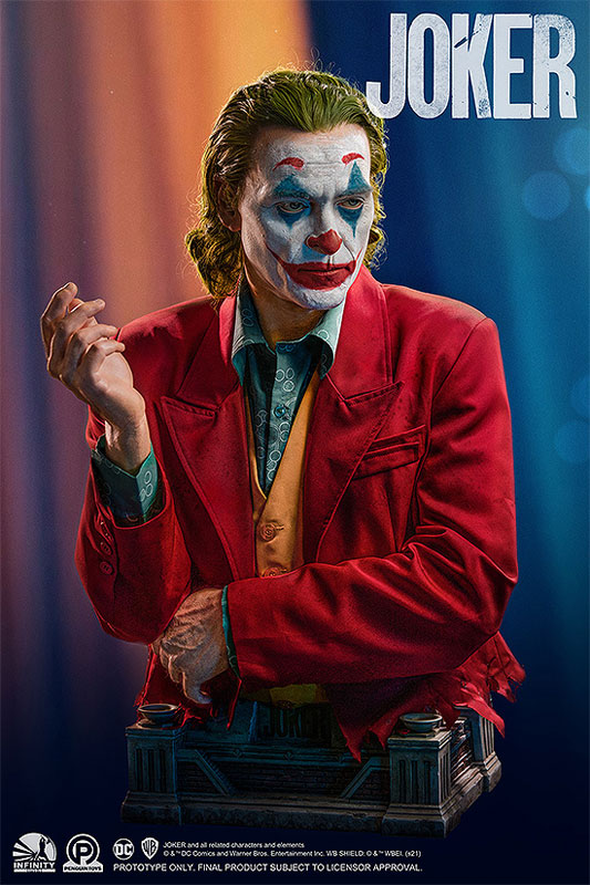 DC Joker Arthur Fleck life size bust figure
