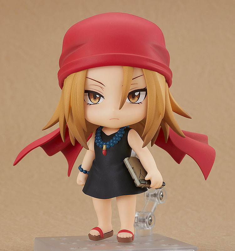 Used Osorezan Anna Nendoroid figurine in black outfit