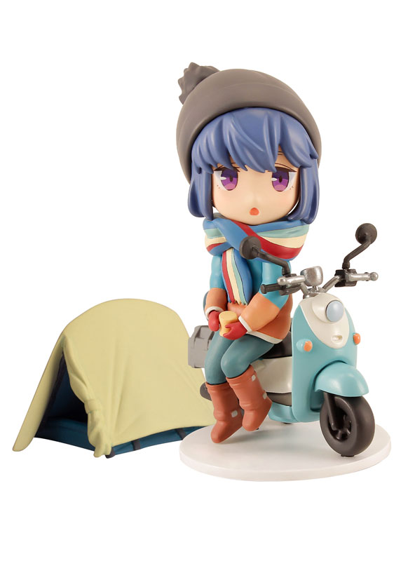 Yurucamp mini figure of Shima Rin in plum color