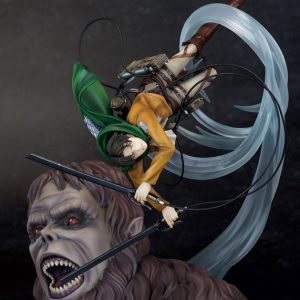 Attack on Titan Levi vs Beast Titan fig