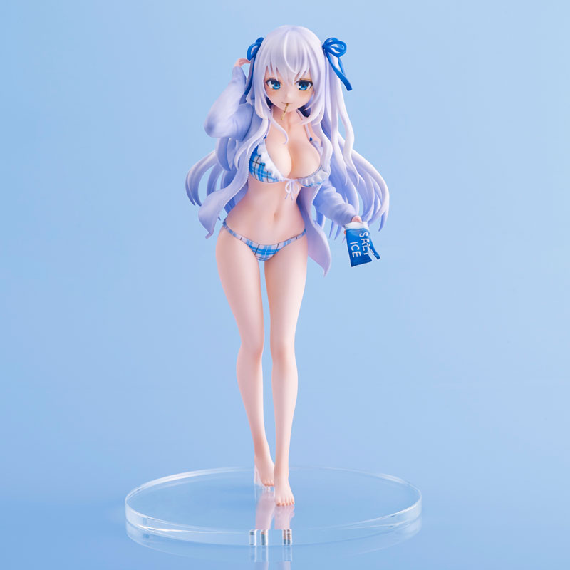 Rice cake illustration blue completed figure Union Creative