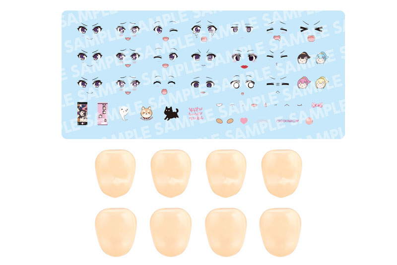 Sosai Girls' Garden face and decal set for Yuki Madoka