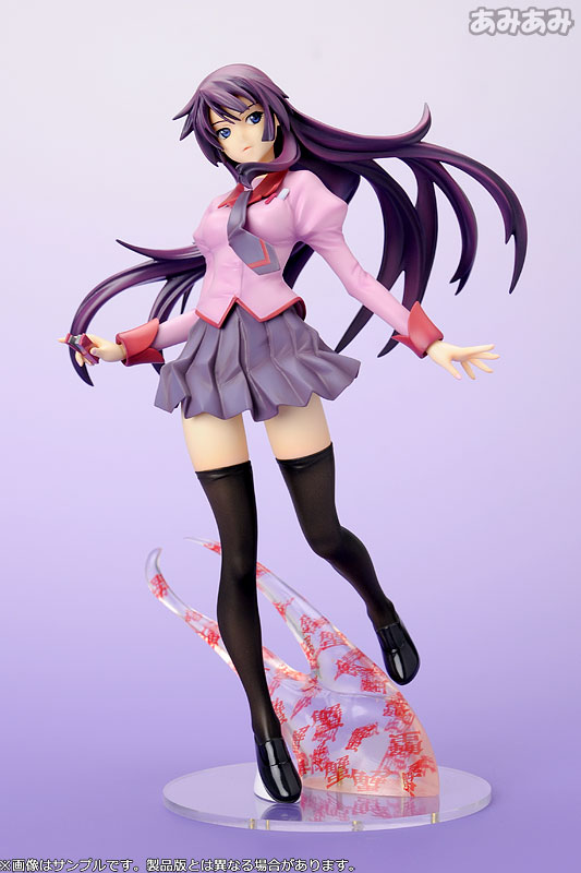 Bakemonogatari Senjougahara Hitagi figure, used