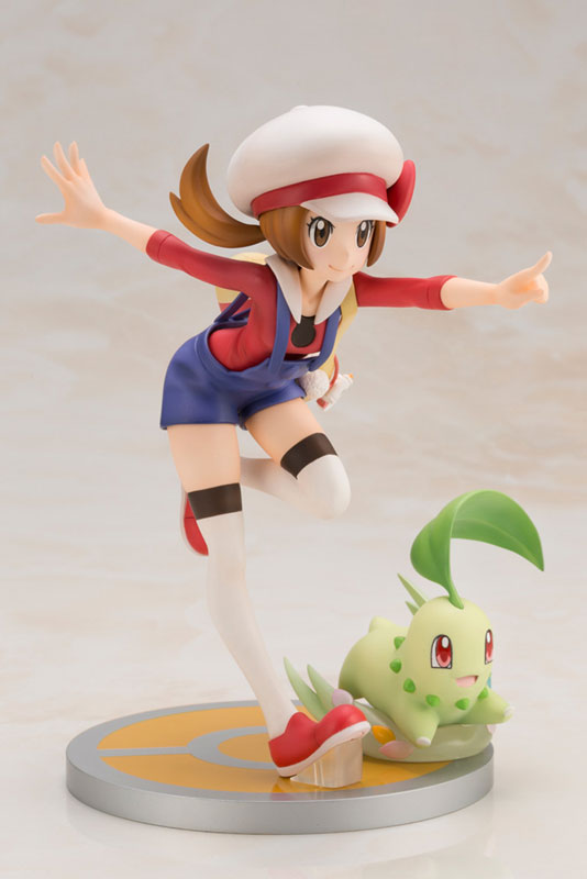 ARTFX J Pokemon series Kotone with Chikorita figure