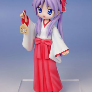 Kagami Hiiragi shrine maiden figure from Lucky Star