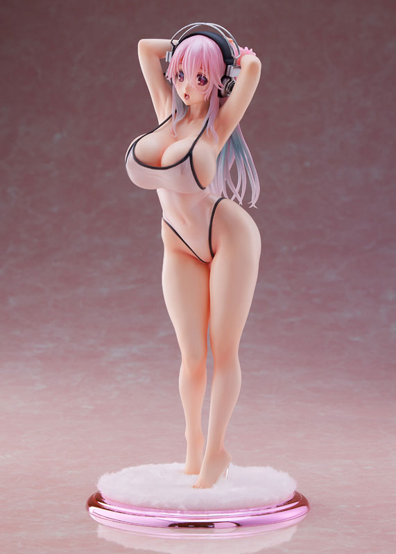 Dream Tech Super Sonico white swimsuit figure