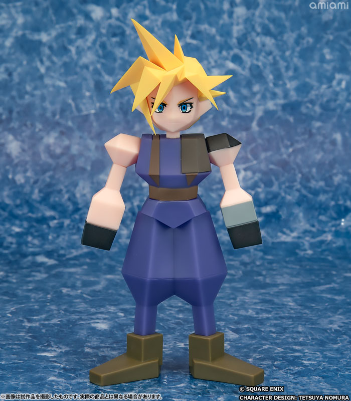 FFVII Polygon Cloud Strife soft vinyl resale figurine
