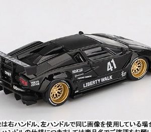 MINI GT Lamborghini Countach LB-WORKS black left hand drive