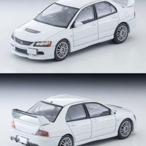 Tomica Mitsubishi Lancer Evolution IX white vintage neo