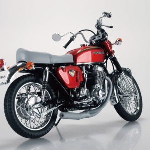 1/12 scale model of a custom 1969 Honda CB750 Dream