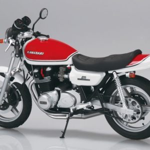 Aoshima The Bike He and Lullaby ZII Kai Kenji Specification Plastic Model