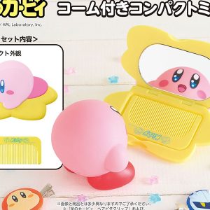 Kirby Dream Land compact mirror comb