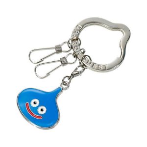 Smile Slime metal key ring